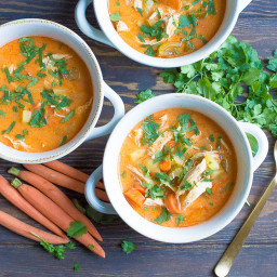 Instant Pot or Slow Cooker Buffalo Chicken Chowder