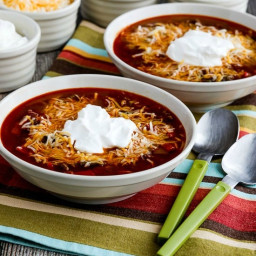 Instant Pot (or Stovetop) Low-Carb Taco Soup (Video)
