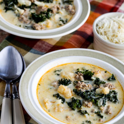 Instant Pot (or Stovetop) Low-Carb Zuppa Toscana Soup (Video)