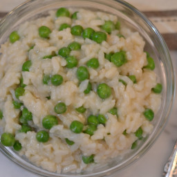 Instant Pot Parmesan Risotto With Peas Recipe ~ 10 minutes!