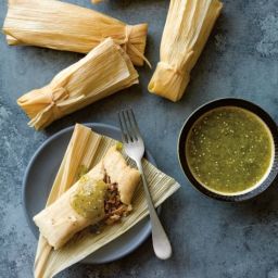 Instant Pot Pork and Green Chile Tamales