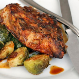 Instant Pot Pork Chops with Brussels Sprouts
