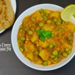 INSTANT POT Potato Peas Curry
