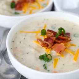 Instant Pot Potato Soup {Super Easy!}
