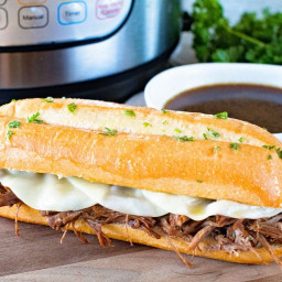 {Instant Pot} Pressure Cooker French Dip Sandwiches