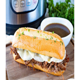 {Instant Pot} Pressure Cooker French Dip Sandwiches