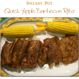 Instant Pot Quick Apple Barbecue Ribs