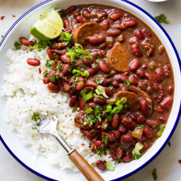 Instant Pot Red Beans and Rice (Vegan)