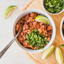 Instant Pot Rice and Beans (Only 5 Ingredients!)