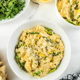 Instant Pot Risotto with Asparagus
