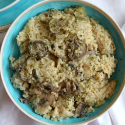 Instant Pot Risotto with Mushroom and Parmesan