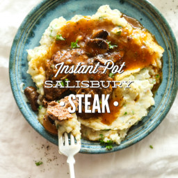 Instant Pot Salisbury Steak with Easy Mushroom Gravy