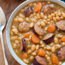 Instant Pot Sausage and White beans
