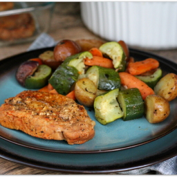 Instant Pot Spice-Rubbed Pork Chops with Veggies