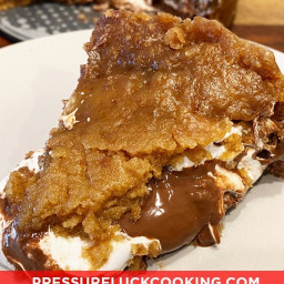 Instant Pot Stuffed S’mores Cake