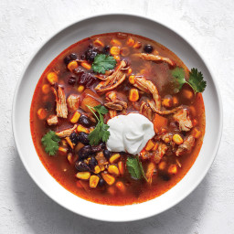 Instant Pot Tex-Mex Chicken and Black Bean Soup