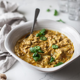 Instant Pot Thai Basil Clean Eating Curry Recipe
