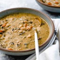 Instant Pot Wild Rice Soup Recipe – A Couple Cooks