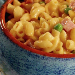Instant Pot® Mac and Cheese with Ham and Peas Recipe