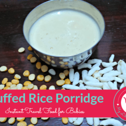 Instant Puffed Rice Porridge