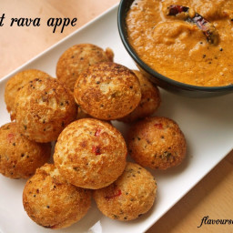 Instant rava appe | Paniyaram recipe | How to make instant appam recipe