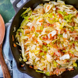 Irish Fried Cabbage with Bacon