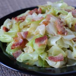 Irish Fried Cabbage with Bacon
