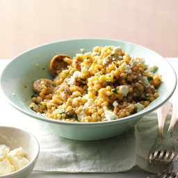 Israeli Couscous and Chicken Sausage Skillet Recipe
