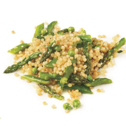 Israeli Couscous with Asparagus, Peas, and Sugar Snaps
