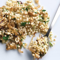Israeli Couscous with Parsley and Shallots
