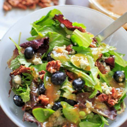Italian Blue Salad with Apricot Dressing