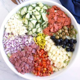 Italian Chopped Salad (with options for a crowd)