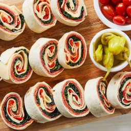 Italian Deli Pinwheel Sandwiches 