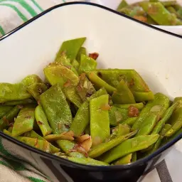 Italian green beans with garlic and onion – The Tasty Chilli