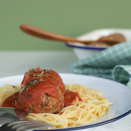 Italian Meatballs with Spaghetti [vegan]