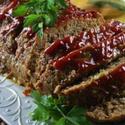 Italian Meatloaf With Fresh Basil, Sun Dried Tomatoes and Provolone