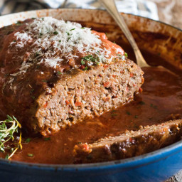 Italian Meatloaf with Marinara Sauce