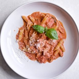 Italian Pink Sauce Pasta Recipe (Tomato Cream)