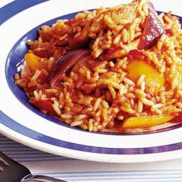 Italian rice with chicken