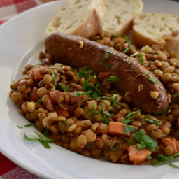 Italian Sausage and Lentils
