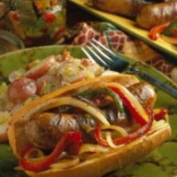 Italian Sausage and Pepper Heroes