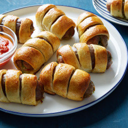 Italian Sausage-and-Pepper Pigs in Blankets