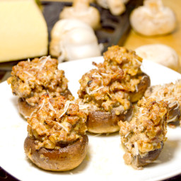 Italian Sausage Stuffed Mushrooms