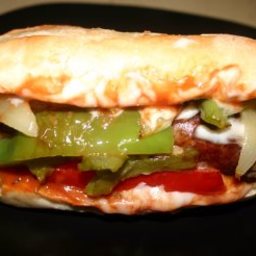 Italian Sausage Sub Sandwich