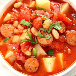 Italian Soup with Sausage and Potatoes Recipe