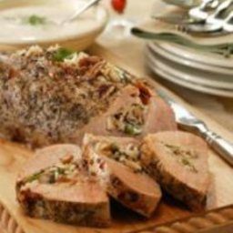 Italian-Stuffed Pork Tenderloin