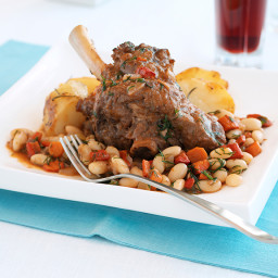 Italian-Style Lamb Shanks with White Beans