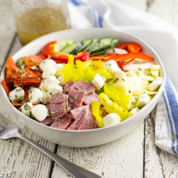 Italian Sub Salad Recipe {Easy Low Carb Salad / Keto Option}