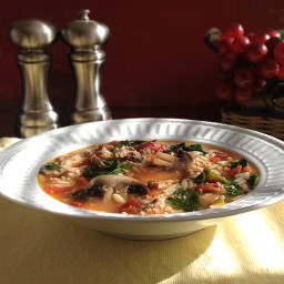 Italian Turkey and Orzo Soup