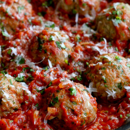 Italian Turkey Meatballs in Tomato Sauce Recipe